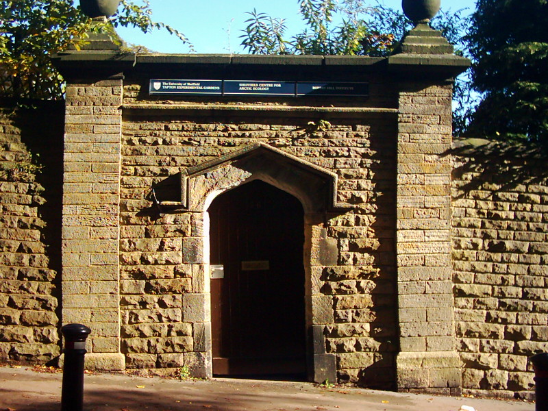 Garden entrance